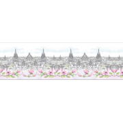 Кухонный фартук АБС Городские зарисовки (600*3000*1,5мм) STELLA ВЫВЕДЕН