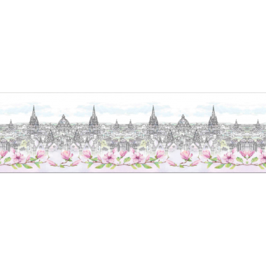 Кухонный фартук АБС Городские зарисовки (600*3000*1,5мм) STELLA ВЫВЕДЕН