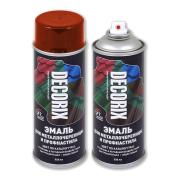 Эмаль аэроз. DECORIX  д/металлочереп. шоколадно-корич.  RAL8017  520мл