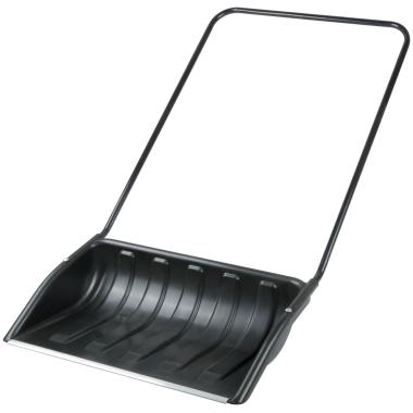 Движок для уборки снега 700x465x1360мм, пластиковый, оцинкованная планка, КУРС РОС