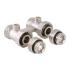 узел нижнего подключения для стальных радиаторов 1/2"-3/4", VT345