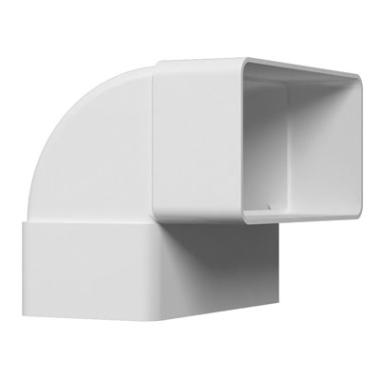 Колено плоское вертикал. на угол 90 д/прямоугольных воздуховодов 60*120 Виенто В612КВП