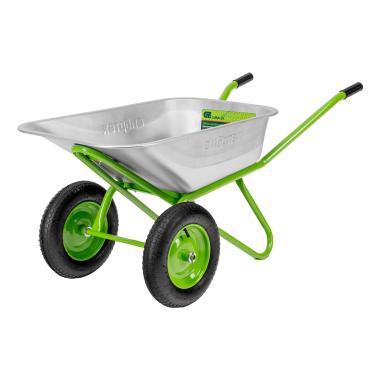 Тачка садово-строительная 2-х колесная, грузоподъемность 230 кг, объем 110 л// Сибртех