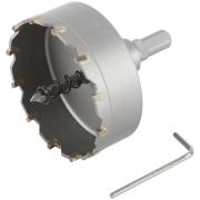 Коронка кольцевая с карбидными вставками Профи (для отверстий в нержавеющей стали) 73 мм, ФИТ