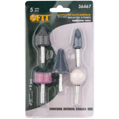 Шарошки абразивные по металлу, 5 шт. ( большие ) ФИТ