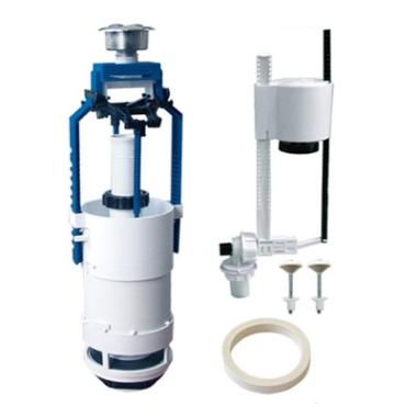 Арматура д/бачка кноп. хром ниж/подв Уклад D40