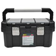 Ящик для инструмента пластиковый 17" ( 440х240х210 мм ) металл.замки, алюминиевая ручка ФИТ