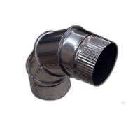 Дымоходы Отвод, нержав., 90*, D 200мм