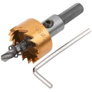 Коронка кольцевая по металлу, hss сталь, титановое покрытие 25 мм ФИТ