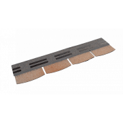 Фасадная плитка гибкая, Камень Травертин, 0,25*1м, HAUBERK, Технониколь (упаковка: 20шт/2,2 м2)