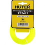 Леска Huter S2015 для триммера, 2 мм, звезда