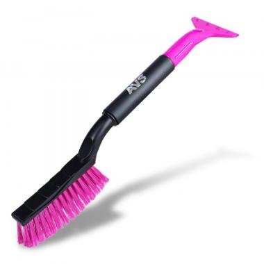 Щетка для снега со скребком 48 см расщепл. мягкая ручка AVS