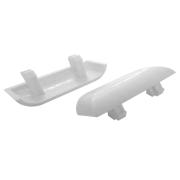 Заглушка водоотвода окон ПВХ белая