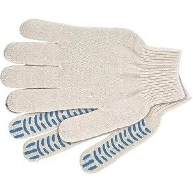 Перчатки х/б, ПВХ покрытие, "Волна", 10 класс Россия