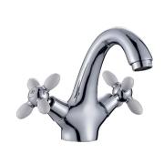 Смеситель для умывальника, 2 рукояти G331041, Gota Rocio