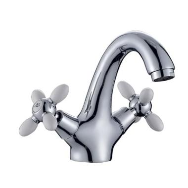 Смеситель для умывальника, 2 рукояти G331041, Gota Rocio