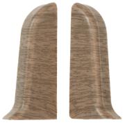 Торцевая заглушка для плинтуса, правая , 201, Дуб , Идеал, Комфорт