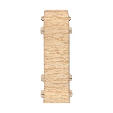 Соединитель для плинтуса , 203, Дуб беленый, Идеал, Комфорт