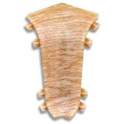 Угол внутренний для плинтуса, 203, Дуб беленый, Идеал, Комфорт