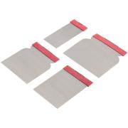 Шпатели металлические, набор 4 шт.("Япончик") 50/80/100/120 мм