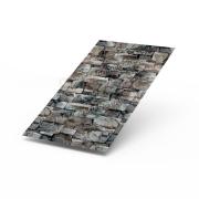 Лист гладкий ECOSTEEL - Белый камень поперечный, 0,5 мм, 1,25*2,5м