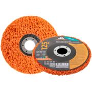 Круг зачистной полимерный для УШМ 125 х 22,2 мм, максимальной жесткости/ ОРАНЖЕВЫЙ, MOS