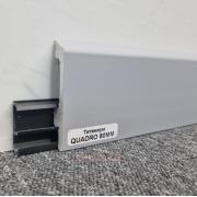 Плинтус напольный HDPS WINART PRO "ТИТАНИУМ" универсал.монтаж 80мм 2,0м Quadro