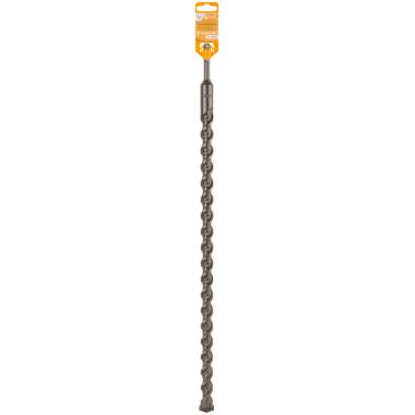 Бур по бетону, 25 x 600 мм SDS-plus, кобальт 8%, двойная спираль, 3 пылевые кромки, Cutop profi plus