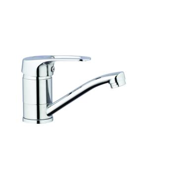 Смеситель д/кухни с коротким изливом с гайкой, 4Р4-В043