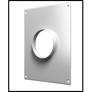 Площадка торцевая металл. d125 125 196*236 фланец d125 ПМ