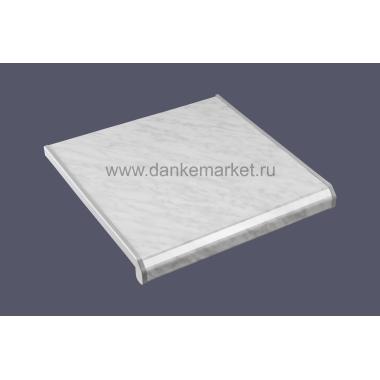 Подоконник Danke Мармор Классик 700 мм с двумя капиносами