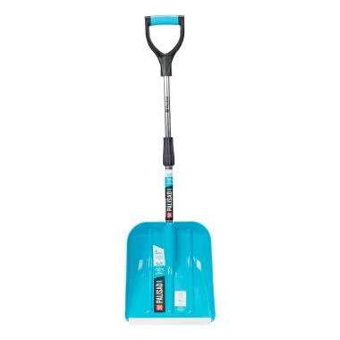 Лопата для уборки снега 270х310х(760-960)мм телескоп, пластиковая до-50°C, Luxe Palisad_ГАРАНТИЯ*