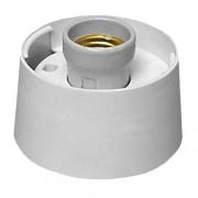 Корпус-патрон прямой Белый (патрон Е27)