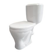 Унитаз-компакт Луна белый 1-реж. арм., сиденье полипроп. ВКЗ