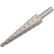 Сверло ступенчатое 4-5-6-7-8-9-10-11-12 мм, HSS, FIT