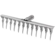 Грабли, витой зуб, нержавеющая сталь, 12 зубьев, без черенка ФИТ