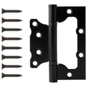 Петля CODE DEKO без врезки 100*75*2,5-B2-BLM Черный  (цена за пару)