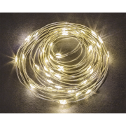 Эл. гирлянда Нить на батарейках,10.2 м Теплый белый Navigator