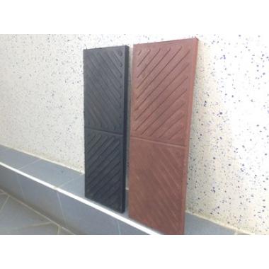 Плитка полимерно-песчаная 170*480мм "Дорожка" черная