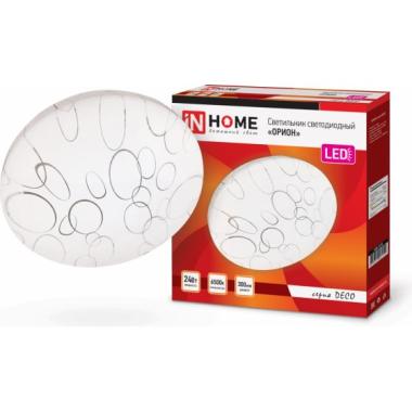 Светильник накладной Deco Орион 24вт 6500К 1560 Лм d300х65мм IP40 InHome