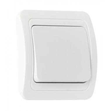 Выключатель"Марс"1СП белый "Smartbuy"