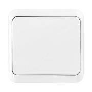 Выключатель"Марс"1СП белый керамика"Smartbuy"