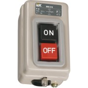 Выключатель кнопочный ВКИ-230 трехполюс.16А IP40 230/400В