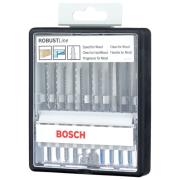Набор пилок для электролобзика BOSCH Robust Line Wood and Metal (2607010542) 10 шт.