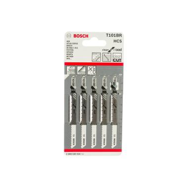 Пилки для лобзика T101BR 5 шт. HCS Bosch