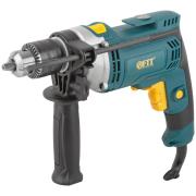 Дрель ударная 750 Вт; 0-3000 об/мин; КлП 13 мм; 2,4 кг; мет. корп.; рез. накл.; коробка ФИТ
