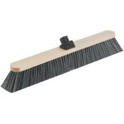 Щетка для пола деревянная наклонная "Метро", пластиковая тулейка под углом, 5-ти рядная, 500х45 мм