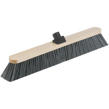 Щетка для пола деревянная наклонная "Метро", пластиковая тулейка под углом, 5-ти рядная, 500х45 мм