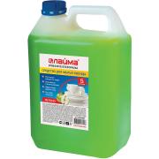 Средство для мытья посуды 5л ЛАЙМА Professional концентрат, "Яблоко"