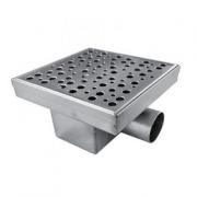 Трап вертикальный D 50 мм., решетка нерж. сталь, 15*15см